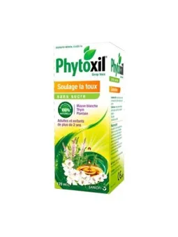 Sanofi phytoxil sirop toux sans sucre flacon 120ml