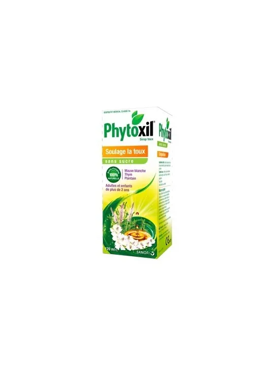 Sanofi phytoxil sirop toux sans sucre flacon 120ml