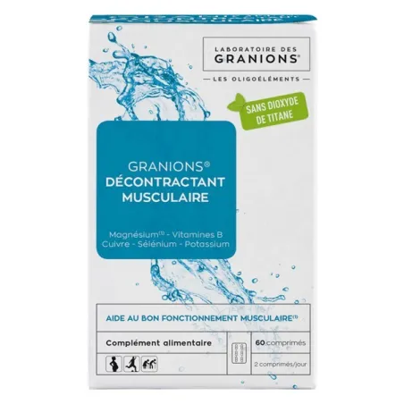 Granions décontractant musculaire 60 comprimés