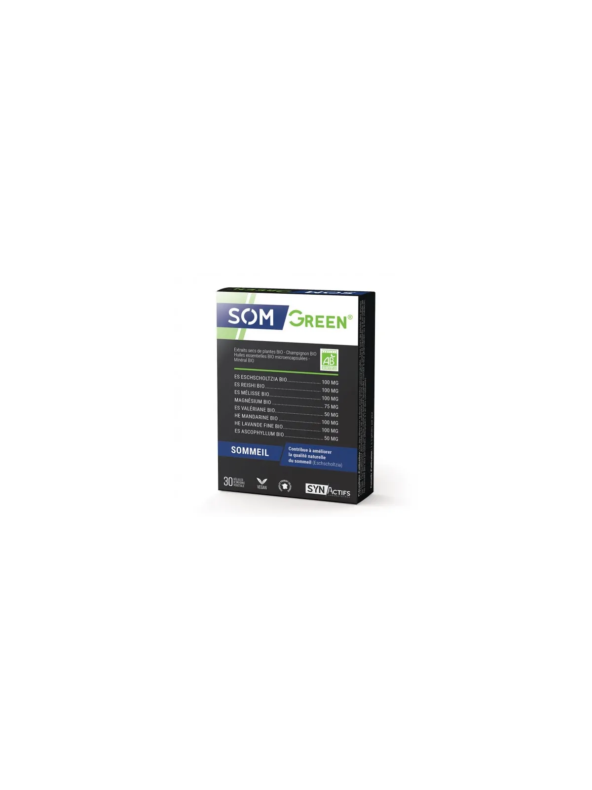 SYNACTIFS Somgreen Gélules Boite de 30