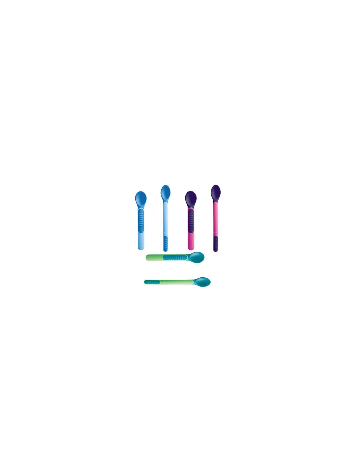 MAM cuillères thermosensibles + étui boite 2