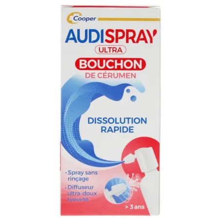 AUDISPRAY Ultra Bouchon de Cérumen 20ML
