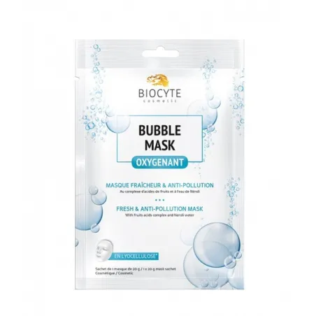 BIOCYTE Bubble Mask Oxygenant Masque Fraîcheur & Anti-Pollution 1 sachet 20G