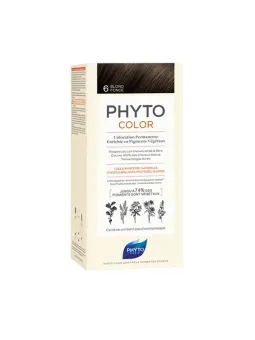 Phyto phytocolor coloration permanente 6 blonde foncé 112ml