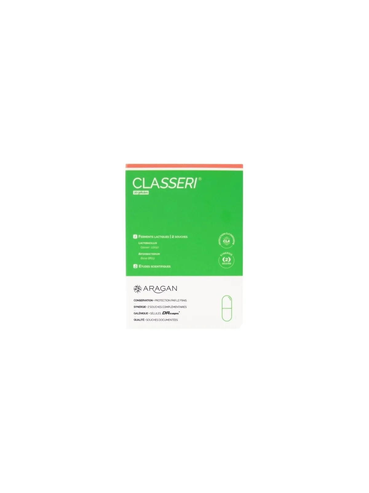 Aragan classeri complément alimentaire 20 gélules