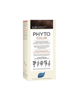 Phyto phytocolor coloration permanente 5.35 châtain clair chocolat