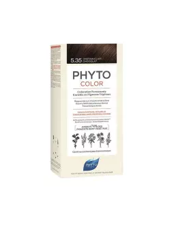 Phyto phytocolor coloration permanente 5.35 châtain clair chocolat