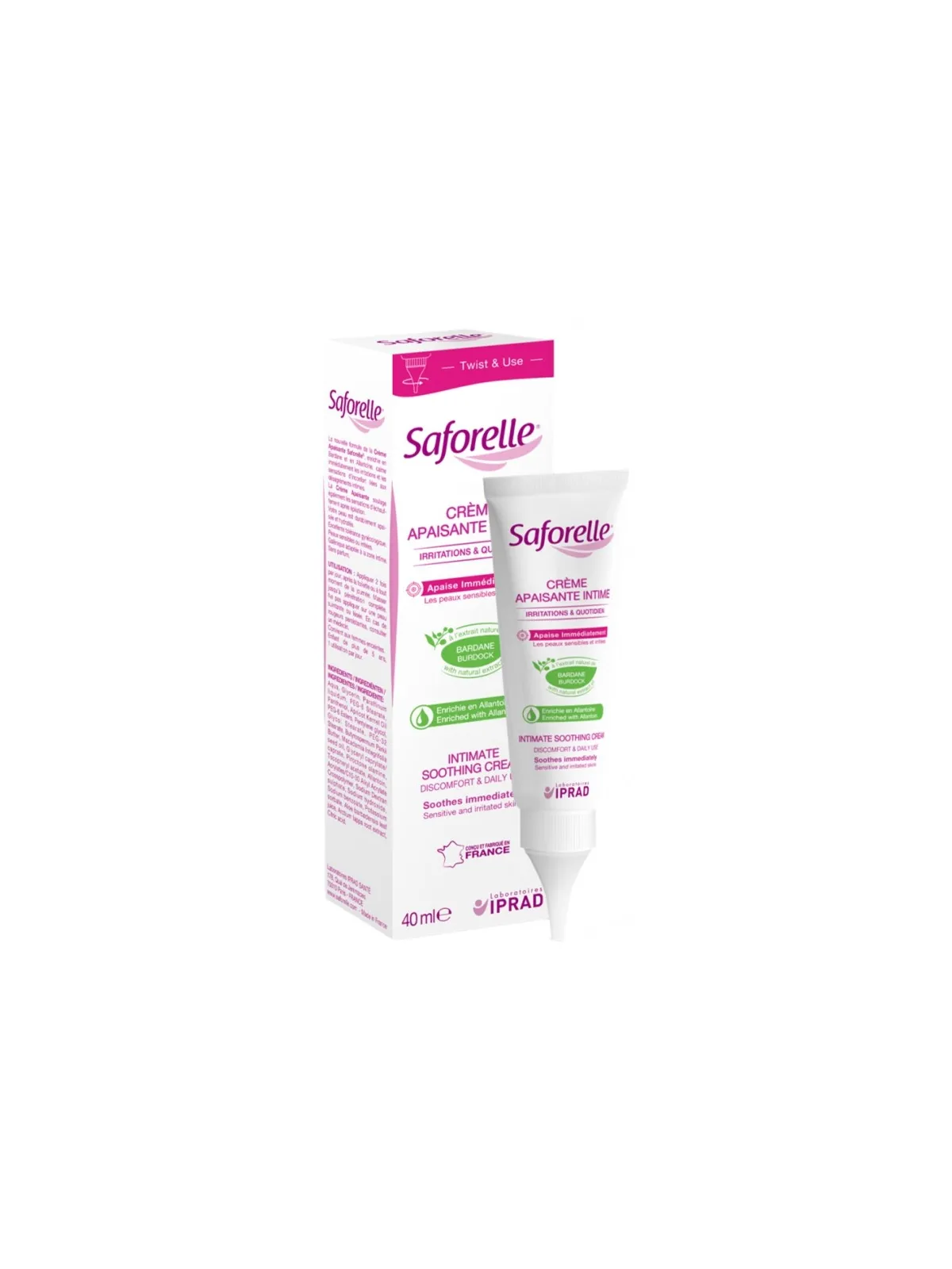 SAFORELLE Crème Intime Apaisante 40ML