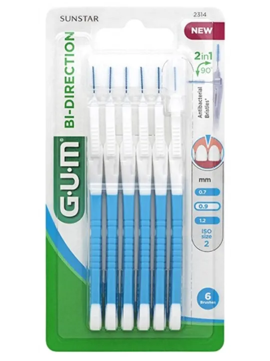 GUM Brossettes 0.9 mm Bi-Direction Modèle : 2314