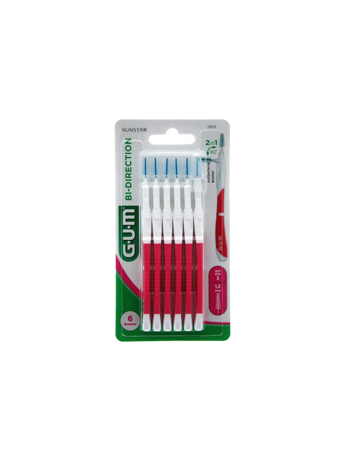 GUM Brossettes 1.2mm Bi-Direction Modèle : 2614