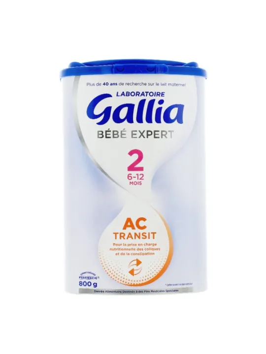 GALLIA Expert AC Transit 2 Lait en Poudre Boite 800G