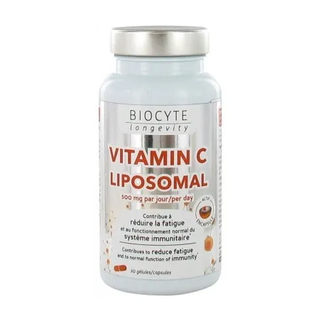 BIOCYTE Vitamine C Liposomal Gélules boite de 30