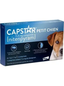 CAPSTAR Petit Chien 11.4MG Comprimés boite de 6