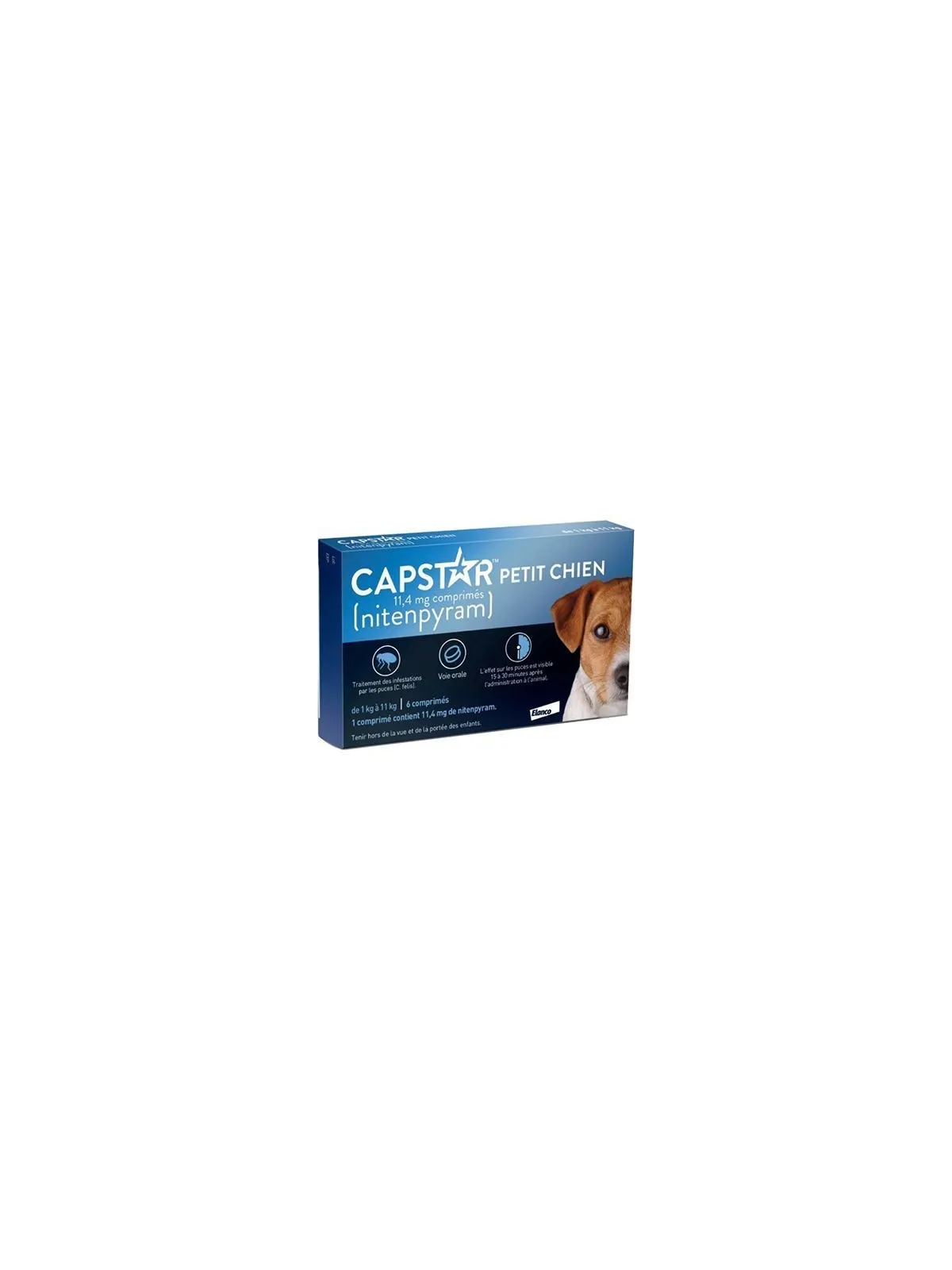 CAPSTAR Petit Chien 11.4MG Comprimés boite de 6
