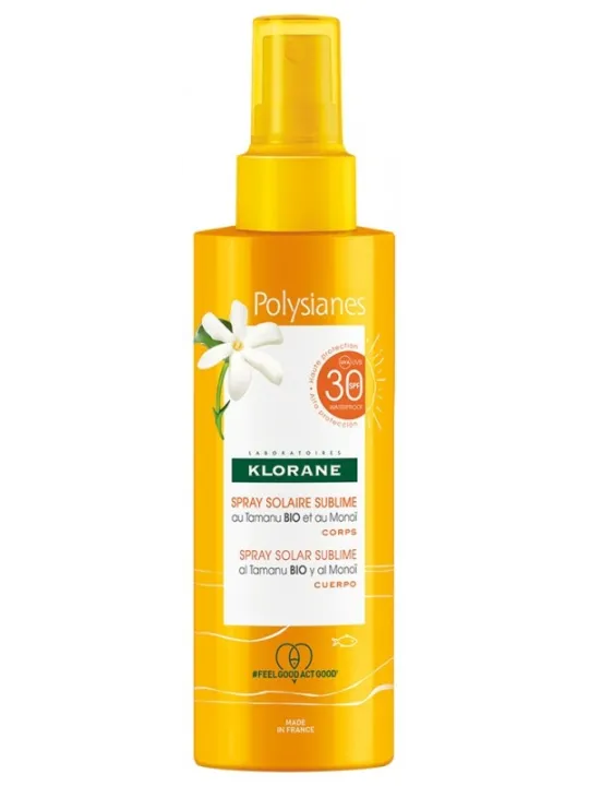 KLORANE Polysianes Spray Solaire SPF30 200ML