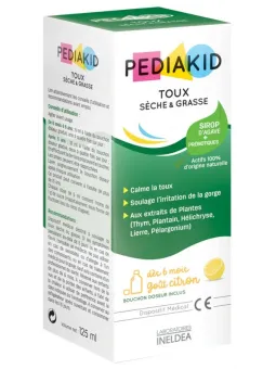 PEDIAKID Sirop Toux Sèche et Grasse 125ML
