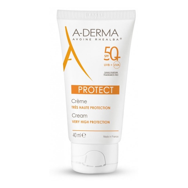A-DERMA Protect Crème SPF50 Sans Parfum 40ml