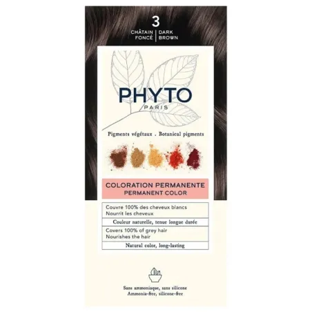 PHYTOCOLOR Coloration Permanente : 3 Châtain Foncé