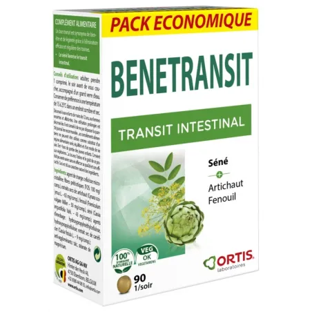 ORTIS Bénétransit transit Intestinal Comprimés boite de 90