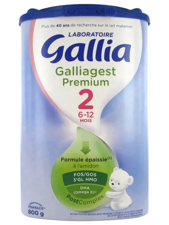 GALLIA Lait Galliagest 2 bte de 800G