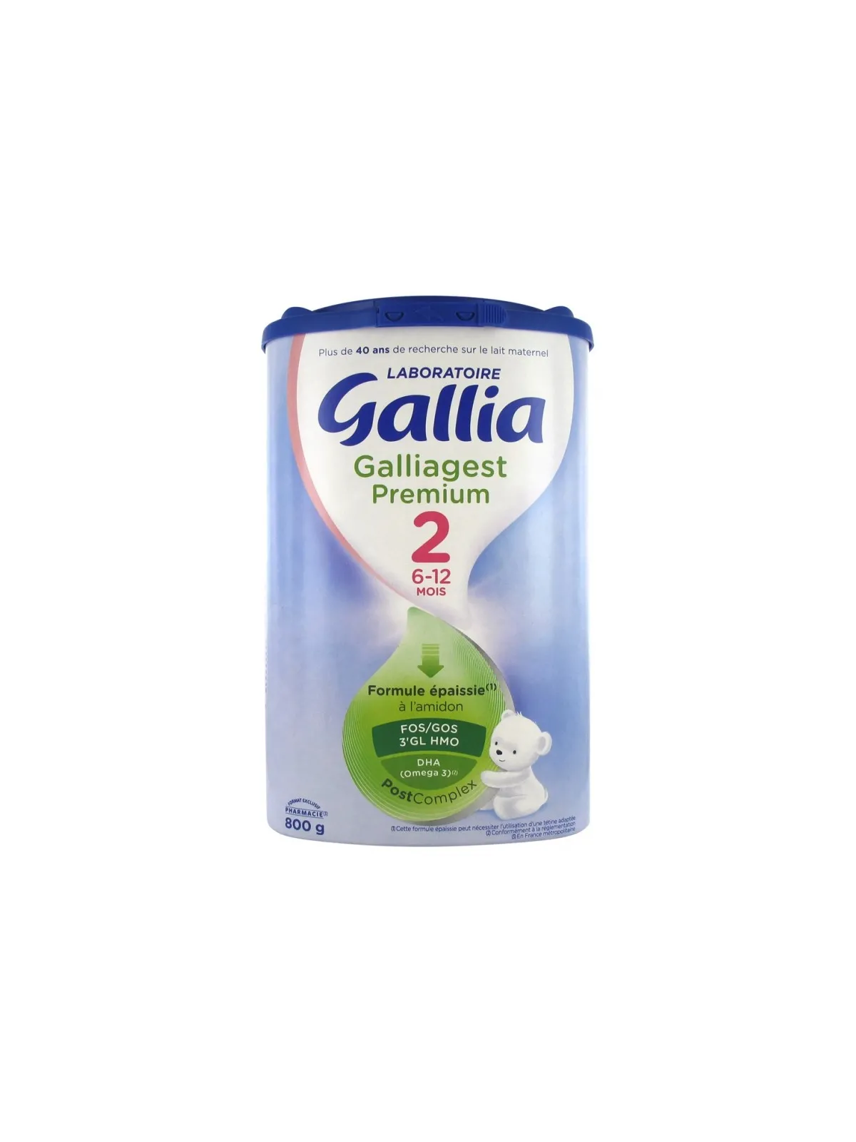 GALLIA Lait Galliagest 2 bte de 800G