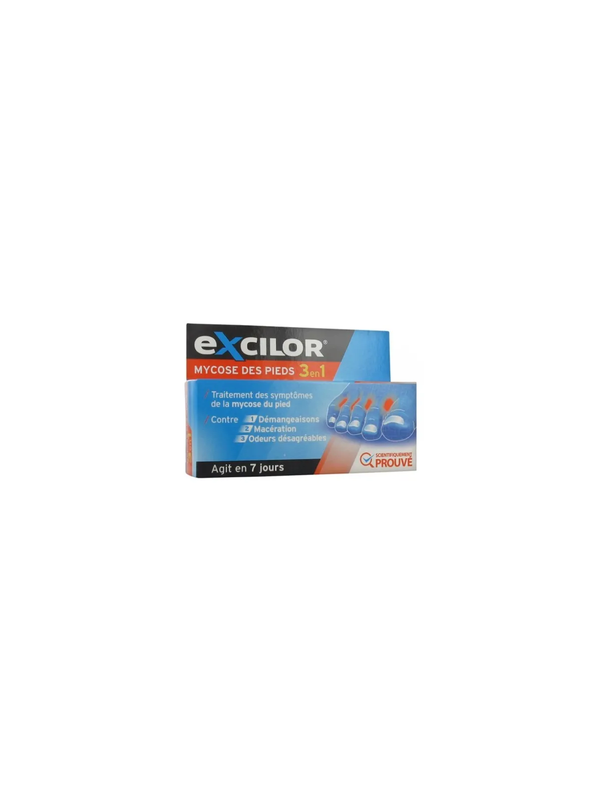 EXCILOR Mycose des Pieds 3 EN 1 15ML