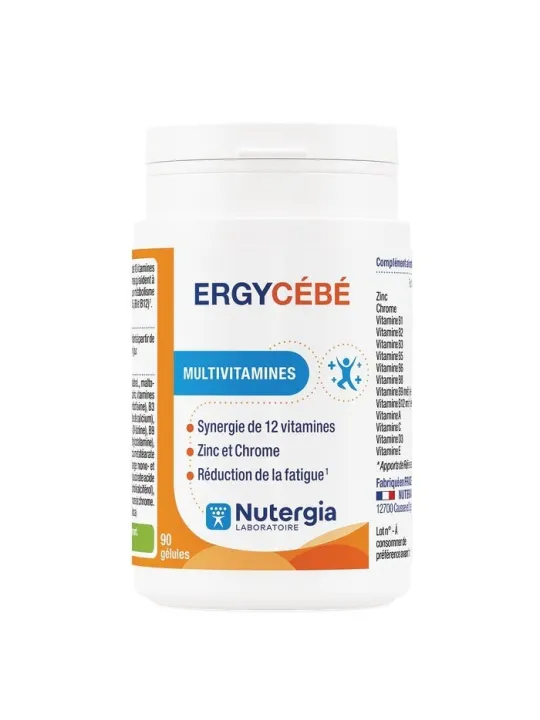 NUTERGIA Ergycébé Multivitamines Gélules boite de 90