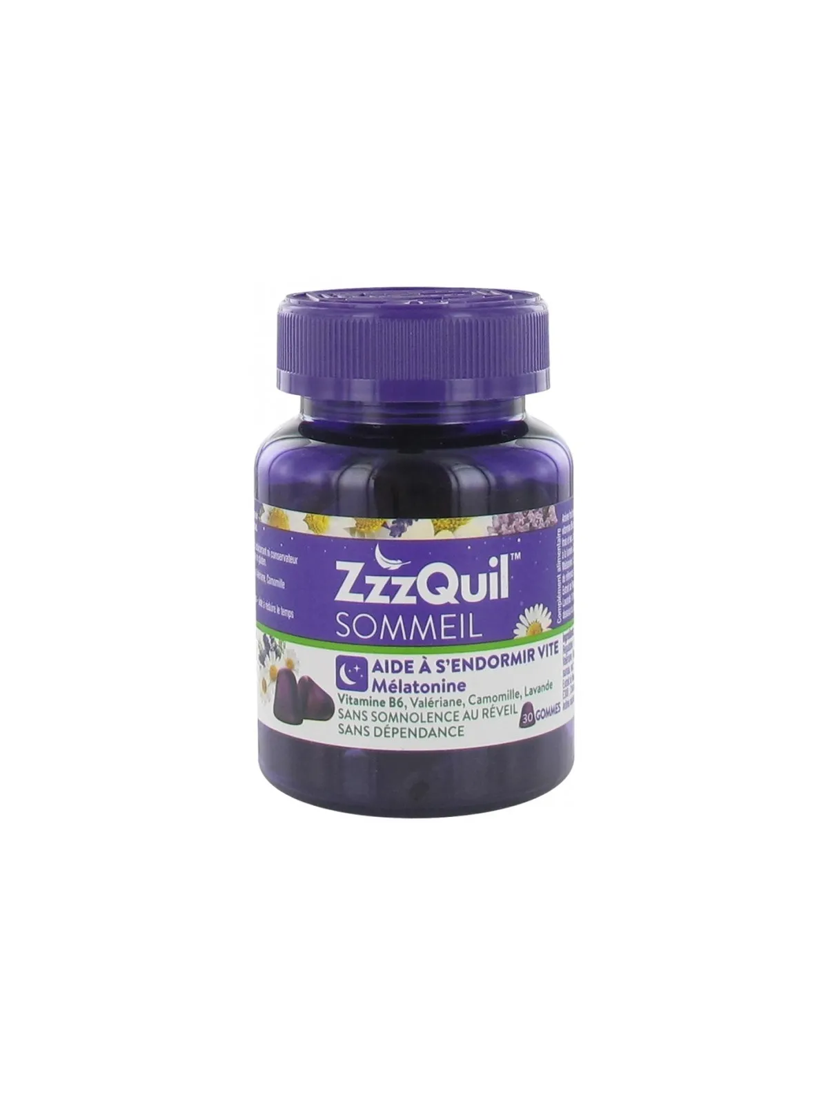 ZZZQUIL Sommeil Gommes Fruits des Bois boite de 30