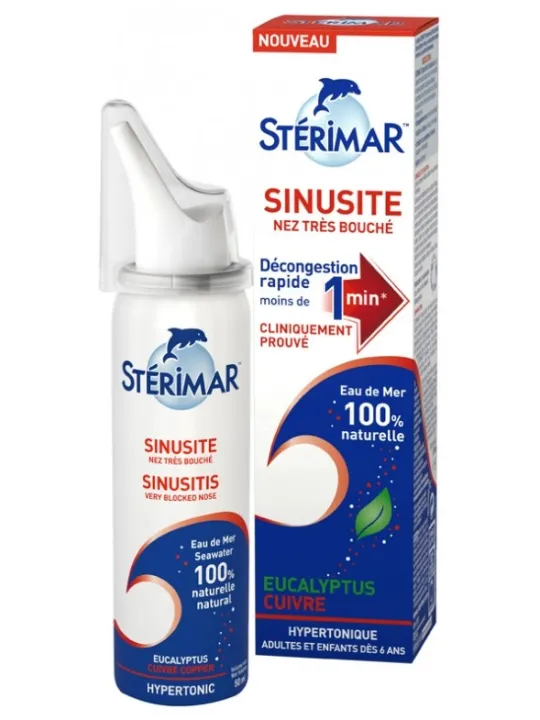 STERIMAR Spray Nez Très Bouché Sinusite 50ML