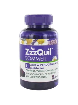 ZZZQUIL Sommeil Gommes Fruits des Bois boite de 60