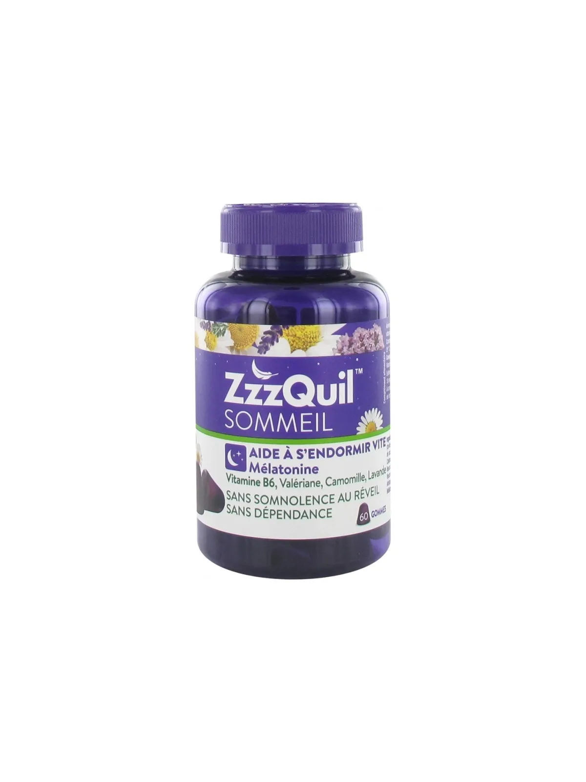 ZZZQUIL Sommeil Gommes Fruits des Bois boite de 60