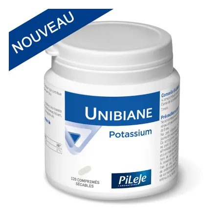 PILEJE UNIBIANE POTASSIUM COMPRIMES BOITE 120