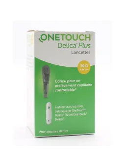 ONE TOUCH Delica Lancettes boite de 200