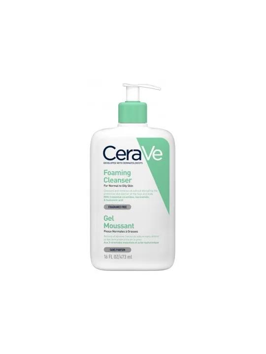 CERAVE GEL MOUSSANT POMPE 473ML