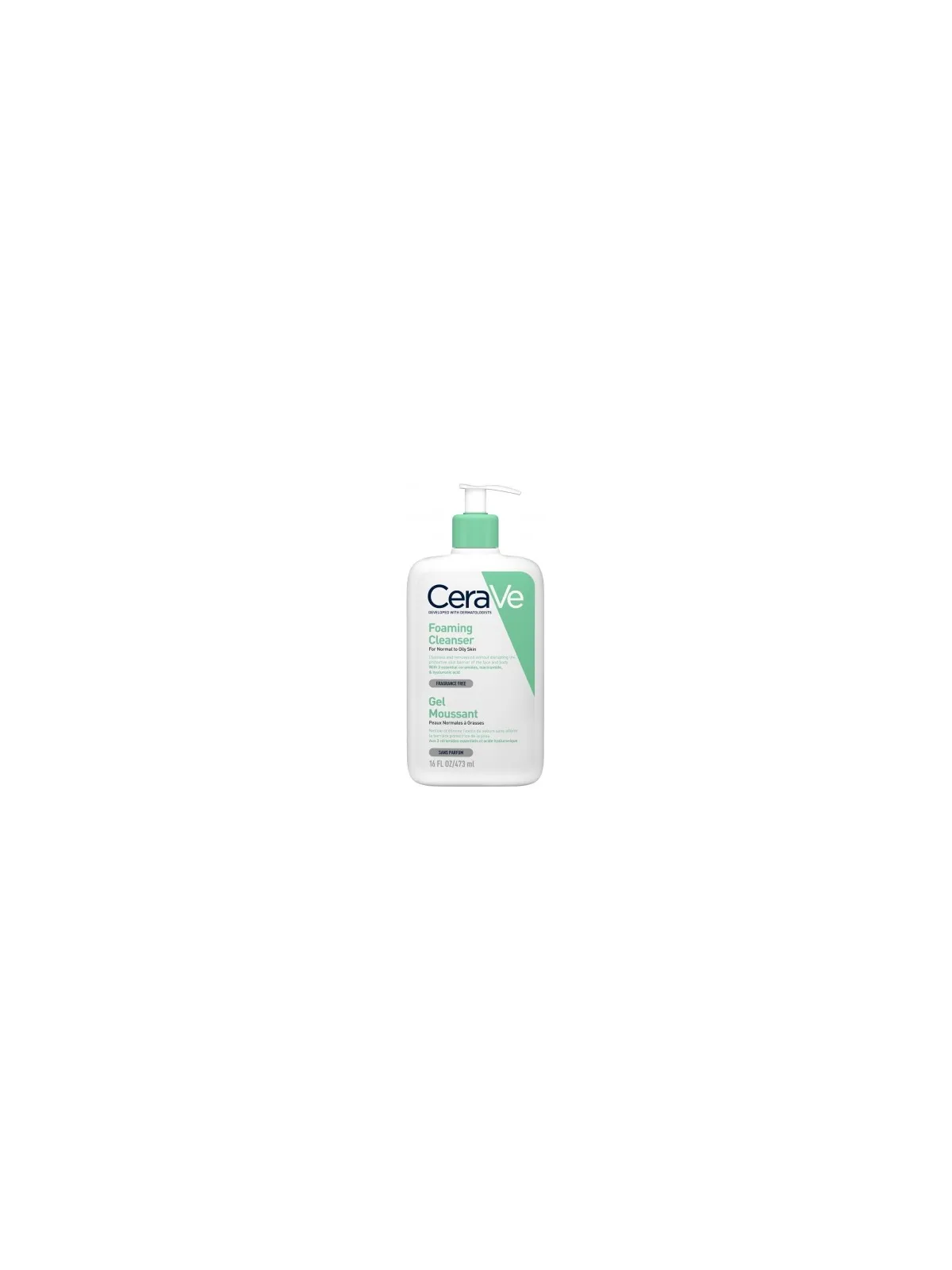 CERAVE GEL MOUSSANT POMPE 473ML
