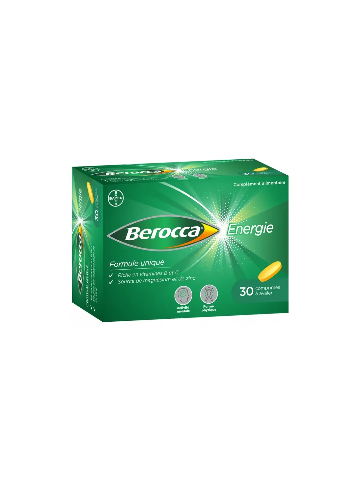 BEROCCA Energie Comprimés boite de 30
