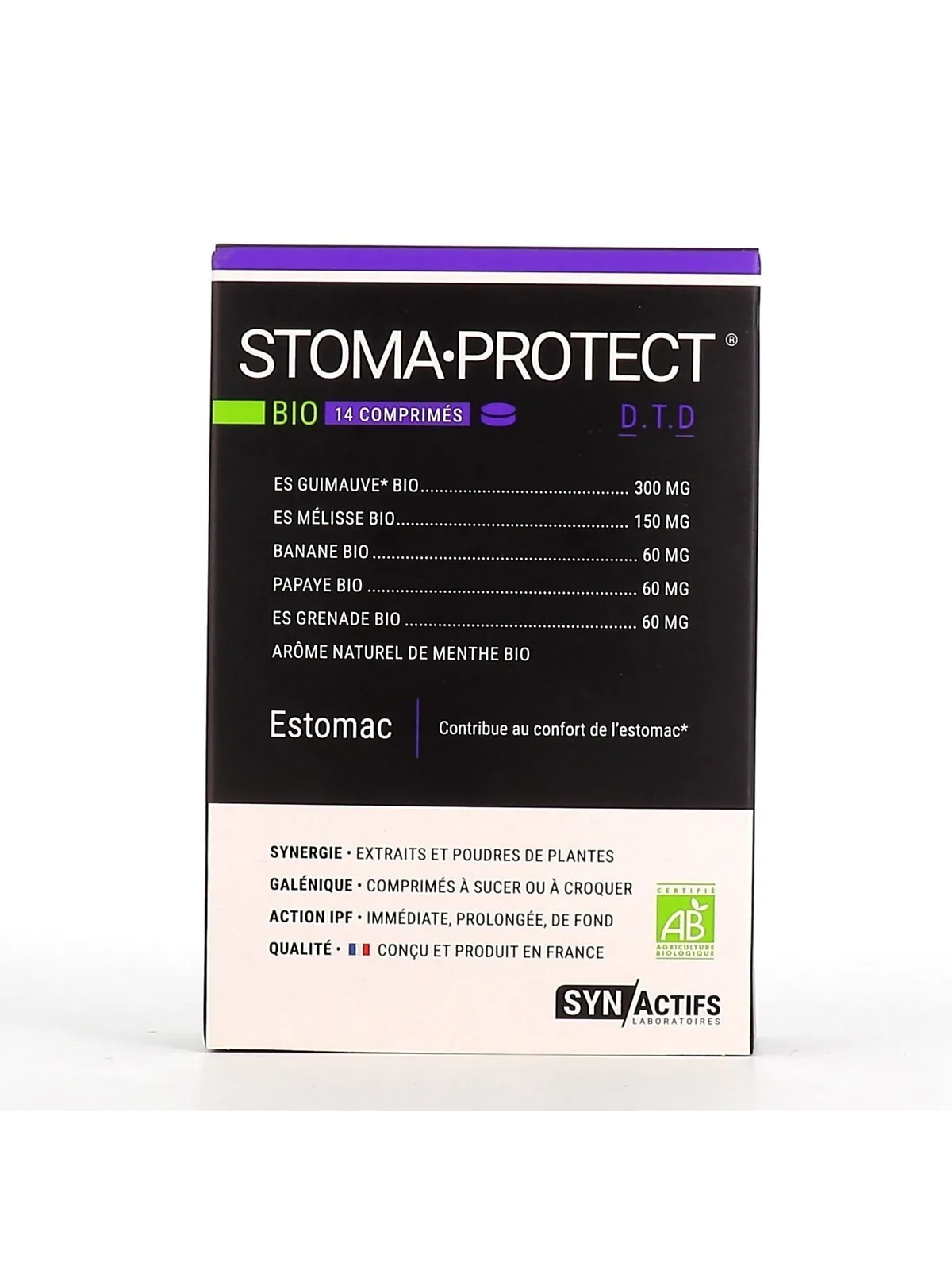 SYNACTIFS Stomaprotect Bio Comprimés boite de 14