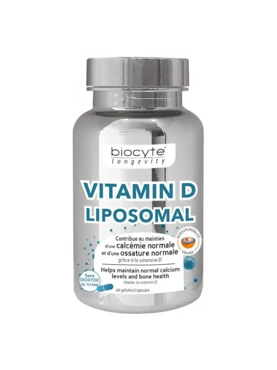 BIOCYTE Vitamine D Liposomal Gélules boite de 30