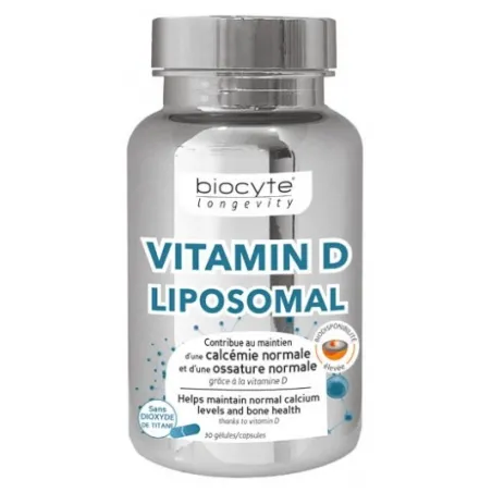 BIOCYTE Vitamine D Liposomal Gélules boite de 30