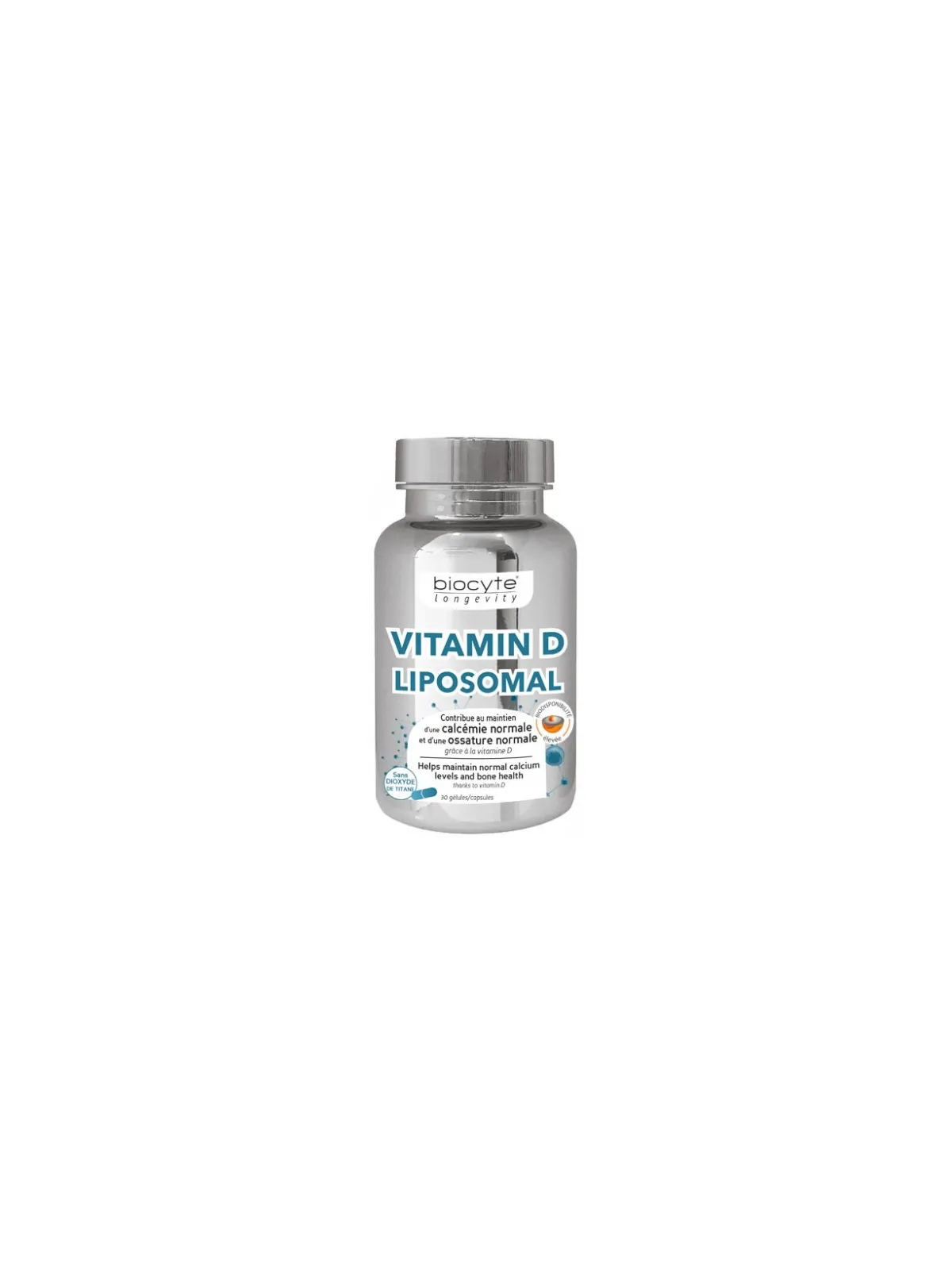 BIOCYTE Vitamine D Liposomal Gélules boite de 30