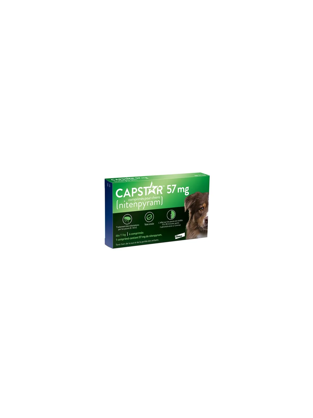 CAPSTAR Grand Chien 57MG Comprimés boite de 6