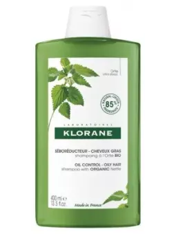 KLORANE Shampoing Séboréducteur à l'Ortie Bio 400ML
