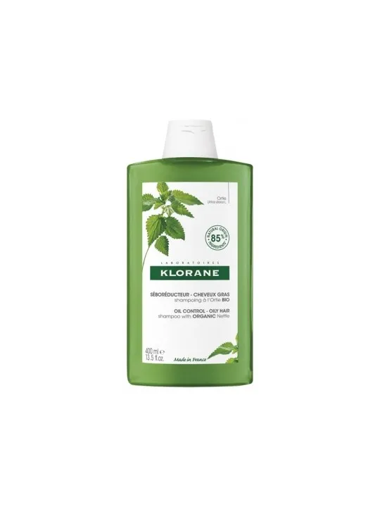 KLORANE Shampoing Séboréducteur à l'Ortie Bio 400ML