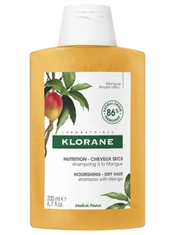 KLORANE Shampoing Cheveux Secs à la Mangue 200ML