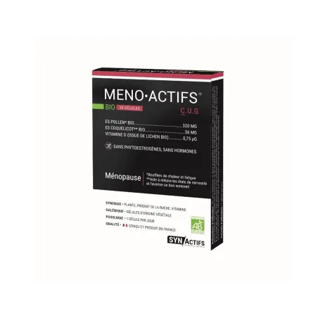 SYNACTIFS Ménoactifs Bio Gélules Boite de 30