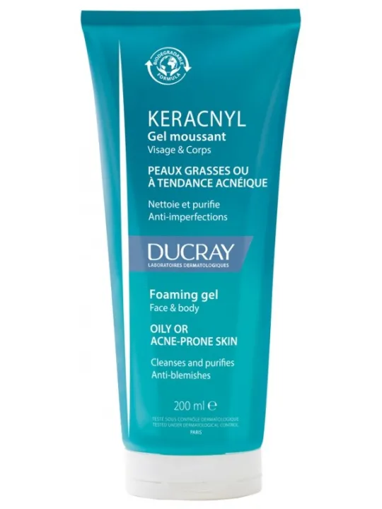 DUCRAY Keracnyl Gel Moussant 200 ml