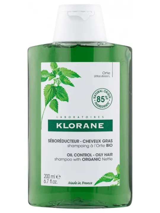 KLORANE Shampoing Séboréducteur à l'Ortie Bio 200ML