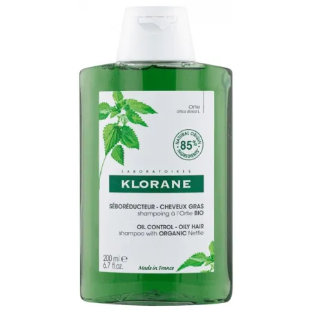 KLORANE Shampoing Séboréducteur à l'Ortie Bio 200ML