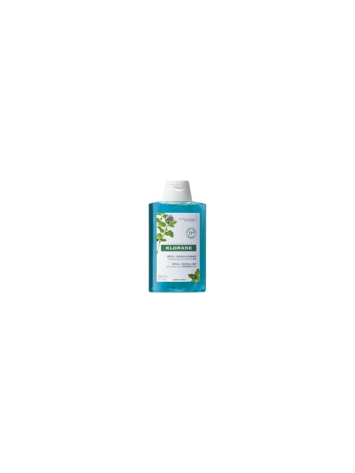 KLORANE Shampoing à la Menthe Aquatique Bio 200ML