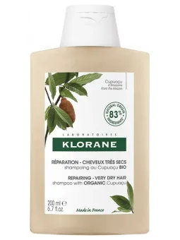 KLORANE Shampoing Réparateur au Beurre de Cupuaçu Bio 200ML